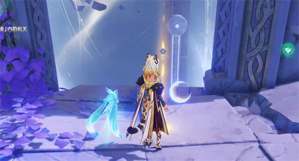 原神操作盈月之镜内的机关操作流程