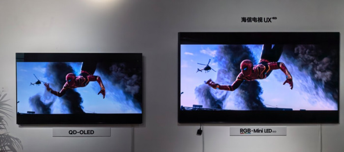 海信UX2026款现场体验：玲珑4芯真彩背光刷新RGB-Mini LED画质标杆