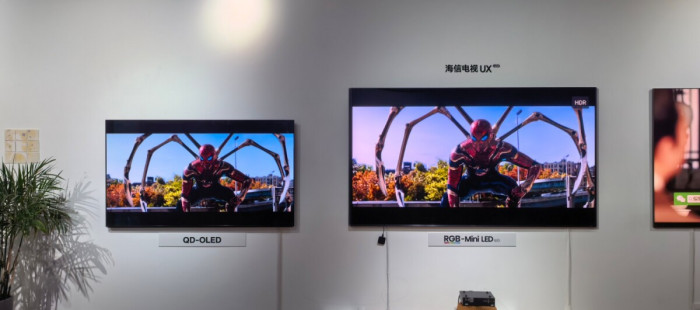 海信UX2026款现场体验：玲珑4芯真彩背光刷新RGB-Mini LED画质标杆
