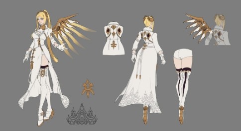 细节揭晓 《守望先锋》尼尔联动皮肤概念设计图公布