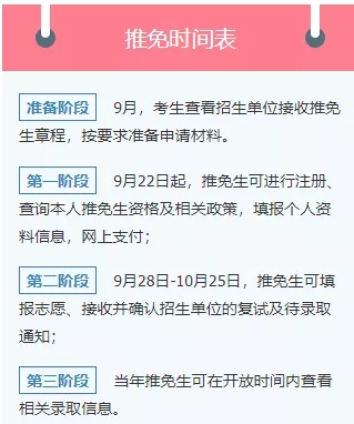 研究生推免系统开放时间 国家推免系统填报流程