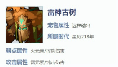 我的起源雷神古树在哪里抓 我的起源雷神古树刷新点详解