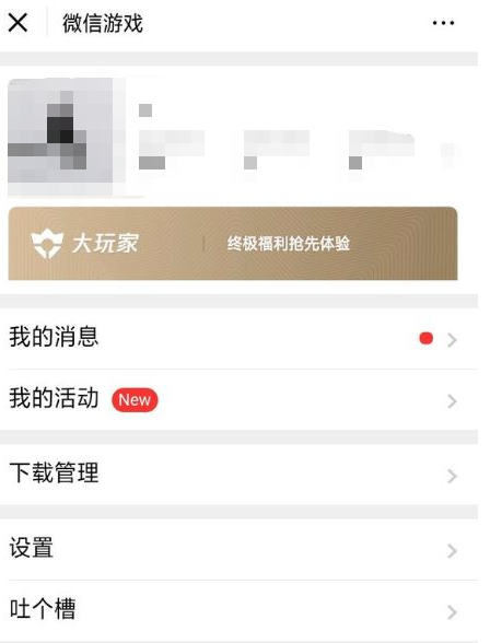 微信大玩家专区在哪 微信大玩家怎么获得