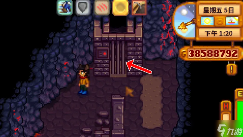 星露谷物语地牢在哪里