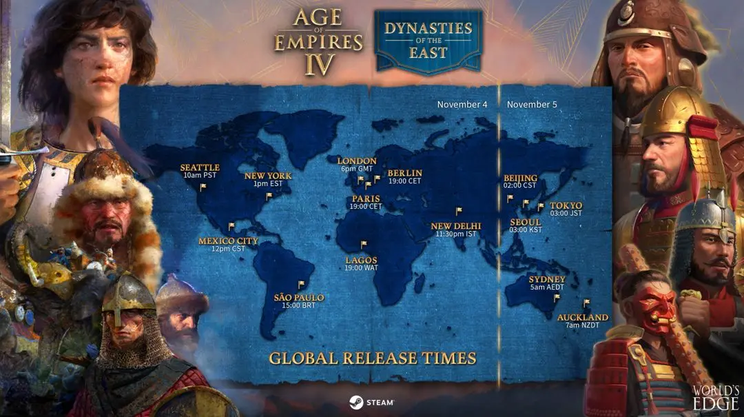 帝国时代4“东方王朝”来袭四大势力+熔炉考验超带感