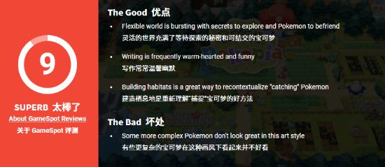 gamespot评宝可梦Pokopia获9分优缺点剖析